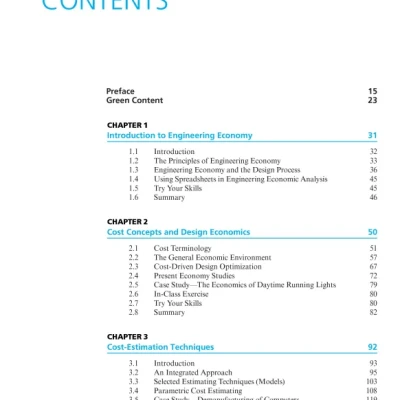 Sách Engineering Economy, Global Edition