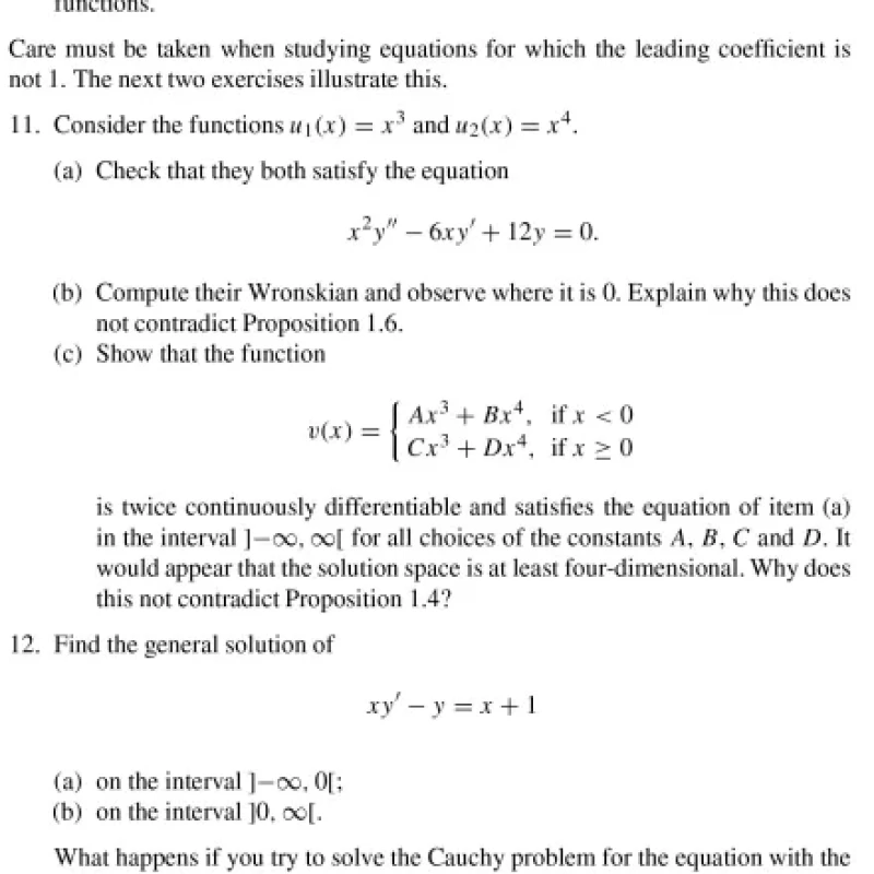 Sách Essential Ordinary Differential Equations