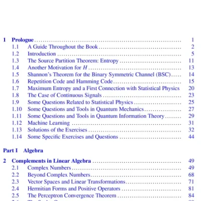 Sách Exercises in Applied Mathematics With a View toward Information Theory