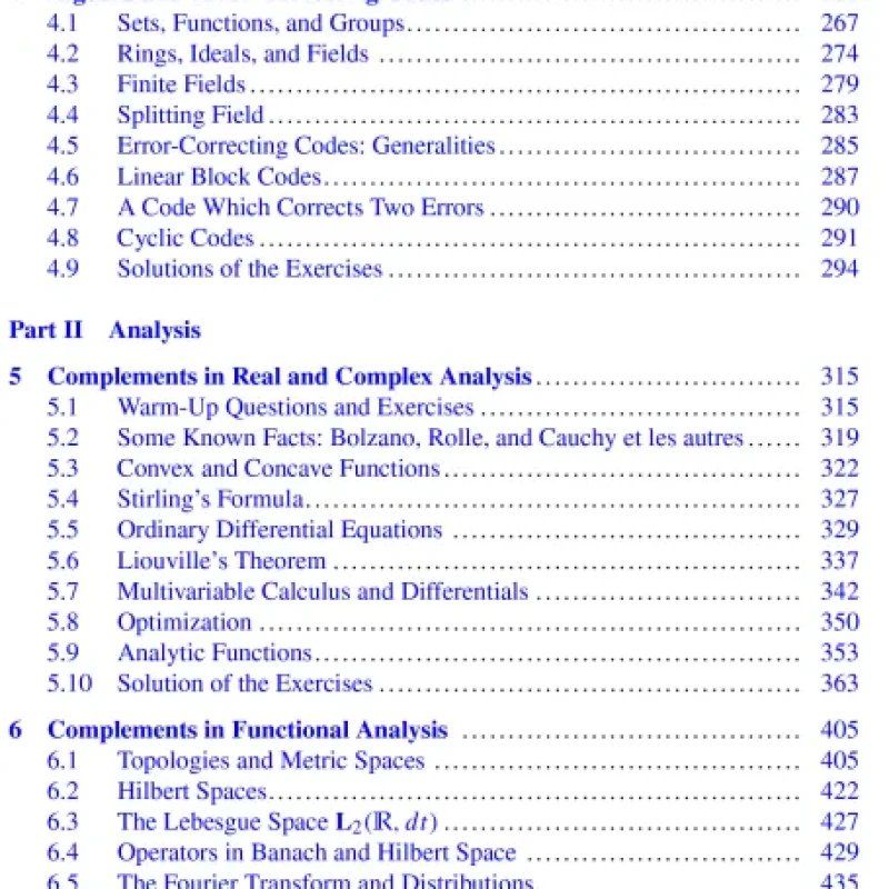 Sách Exercises in Applied Mathematics With a View toward Information Theory