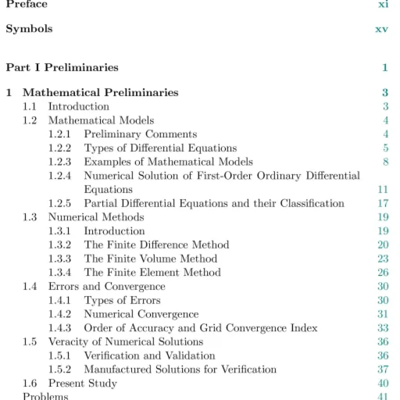 Sách Finite Element and Finite Volume Methods for Heat Transfer and Fluid Dynamics