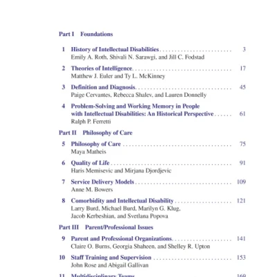 Sách Handbook of Intellectual Disabilities Integrating Theory, Research, and Practice