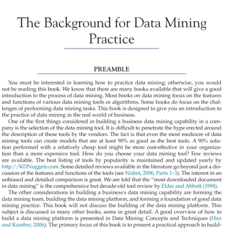 Sách Handbook of Statistical Analysis and Data Mining Applications