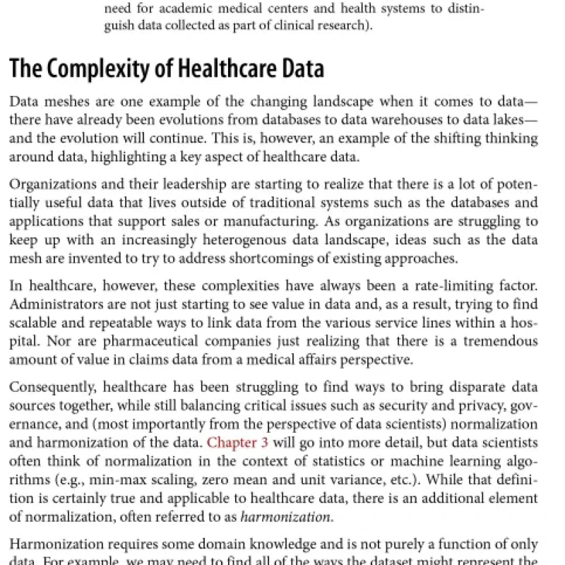 Sách Hands-On Healthcare Data Taming the Complexity of Real-World Data