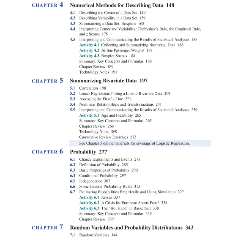 Sách Introduction to Statistics and Data Analysis