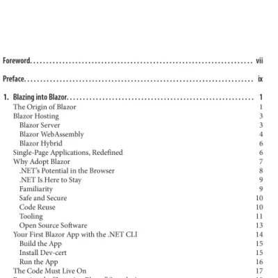 Sách Learning Blazor Build Single-Page Apps with WebAssembly and C#