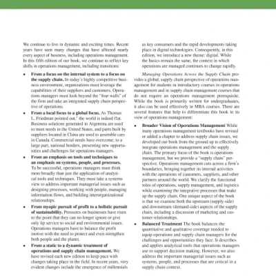 Sách Managing Operations Across the Supply Chain, Fifth Edition