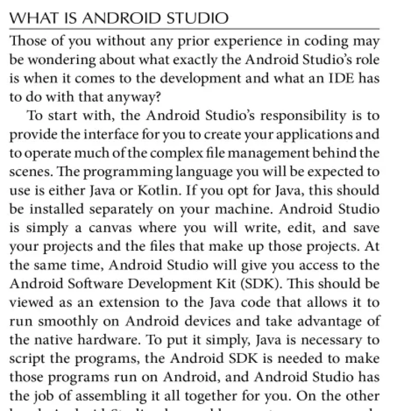 Sách Mastering Android Studio A Beginners Guide
