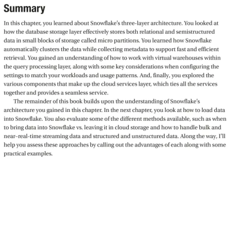 Sách Mastering Snowflake Solutions Supporting Analytics and Data Sharing