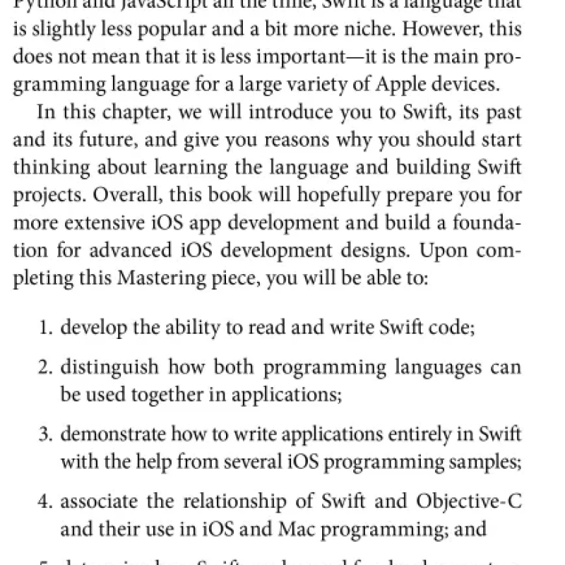 Sách Mastering Swift A Beginners Guide