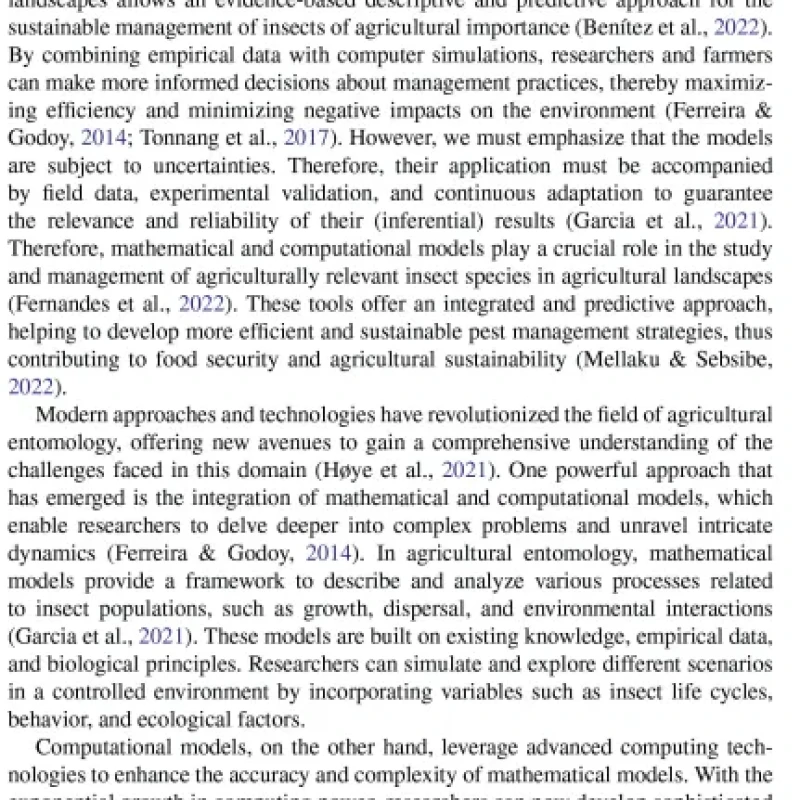 Sách Modelling Insect Populations in Agricultural Landscapes