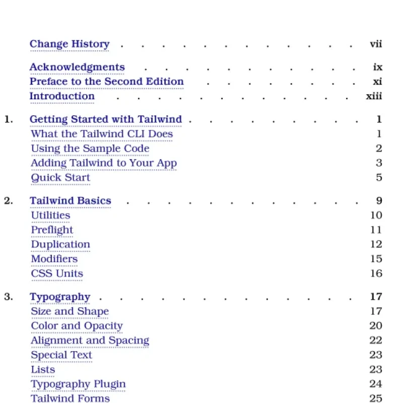 Sách Modern CSS with Tailwind Flexible Styling Without the Fuss - Second Edition (beta B3.0)