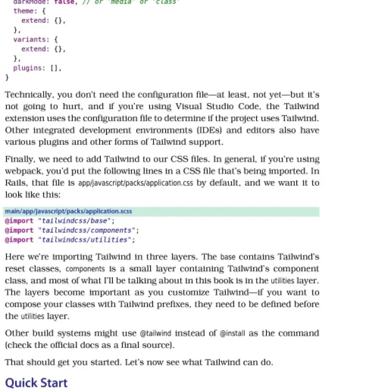 Sách Modern CSS with Tailwind Flexible Styling without the Fuss
