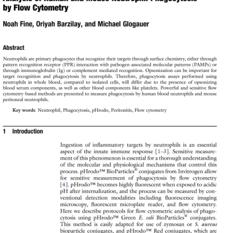Sách Phagocytosis and Phagosomes 2nd Edition