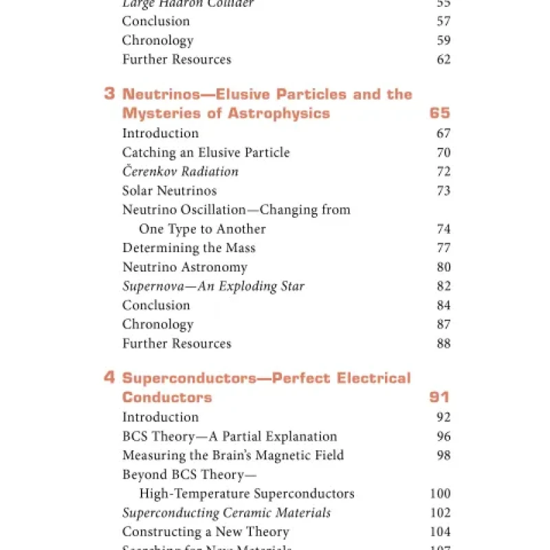Sách Physical Sciences Notable Research and Discoveries