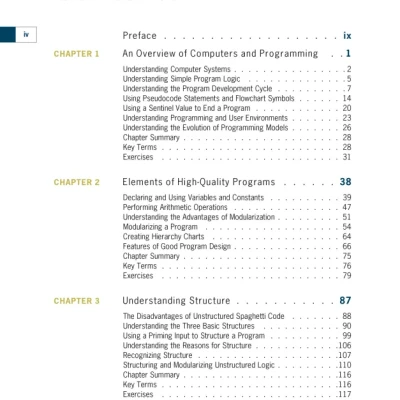Sách Programming Logic and Design, Comprehensive