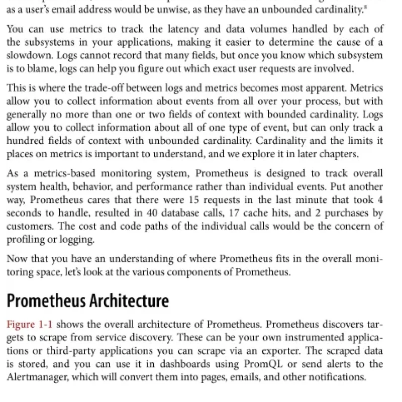 Sách Prometheus Up Running Infrastructure and Application Performance Monitoring, 2nd Edition
