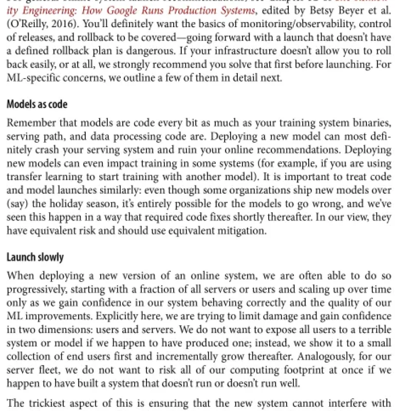 Sách Reliable Machine Learning Applying SRE Principles to ML in Production