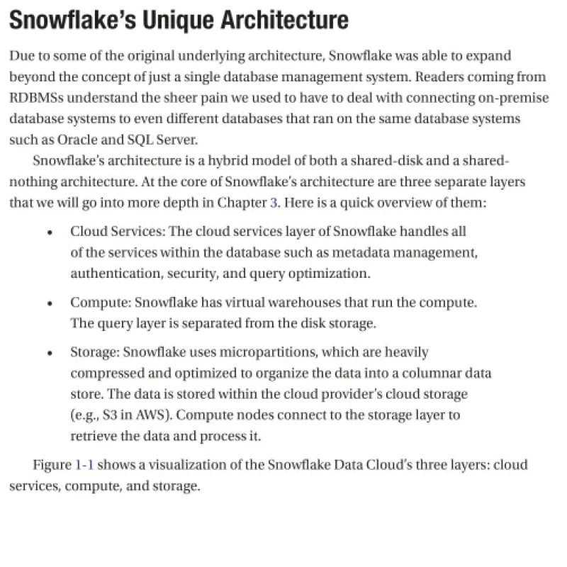 Sách Snowflake Essentials Getting Started with Big Data in the Cloud