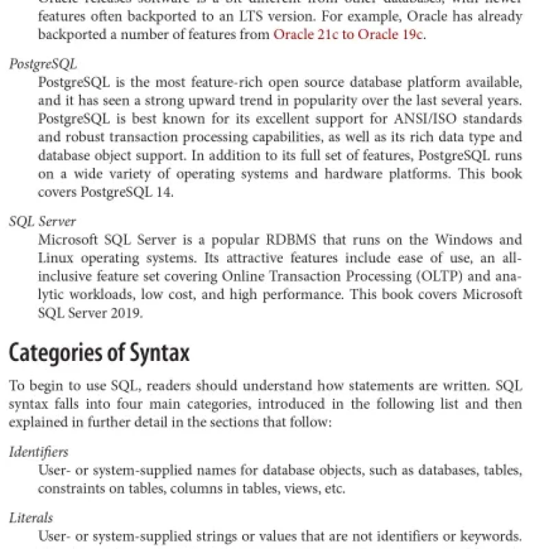 Sách SQL in a Nutshell A Desktop Quick Reference, 4th Edition