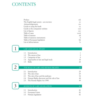 Sách The English Legal System