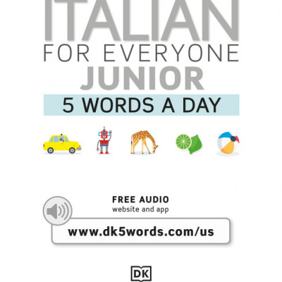 Sách Tiếng Anh Italian for Everyone Junior 5 Words a Day ( Sách màu )