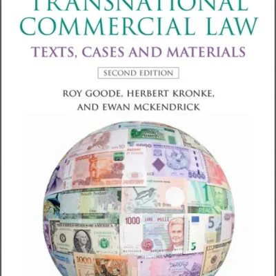 Sách Transnational Commercial Law Text, Cases, and Materials