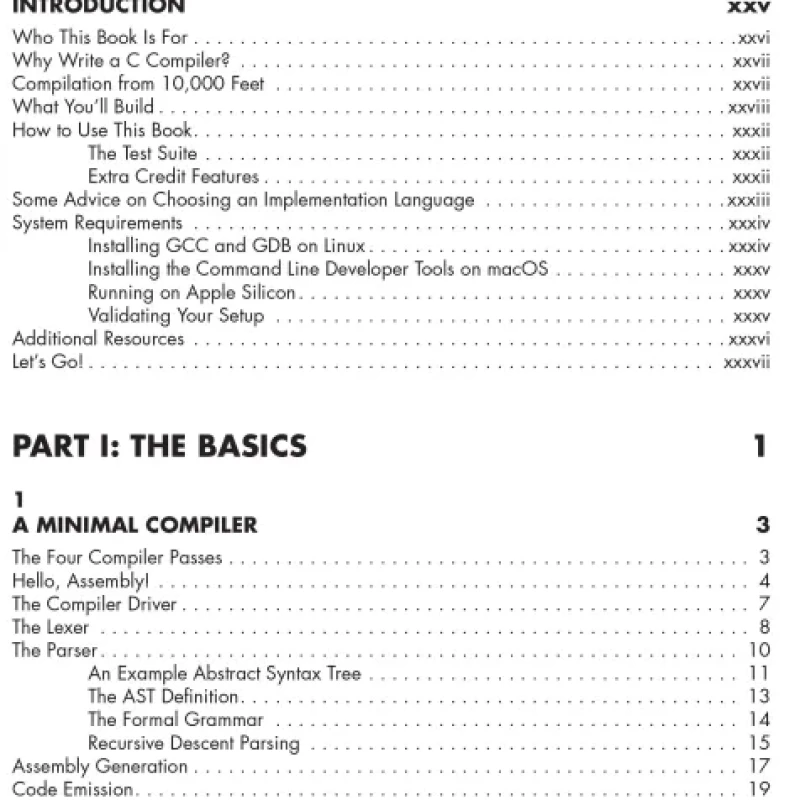Sách Writing a C Compiler Build a Real Programming Language From Scratch