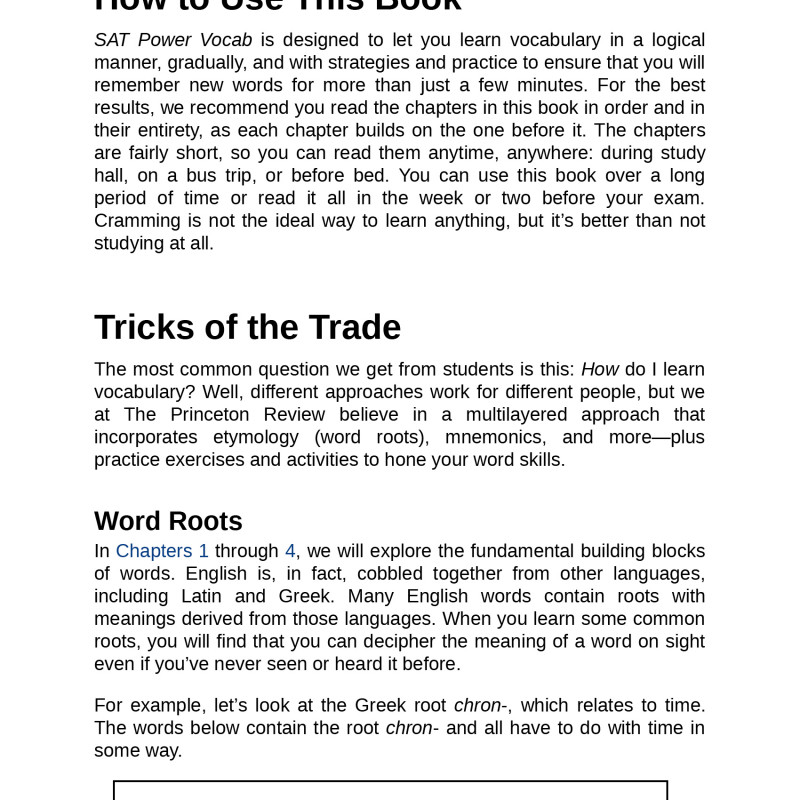 SAT POWER VOCAB 2ND EDITION