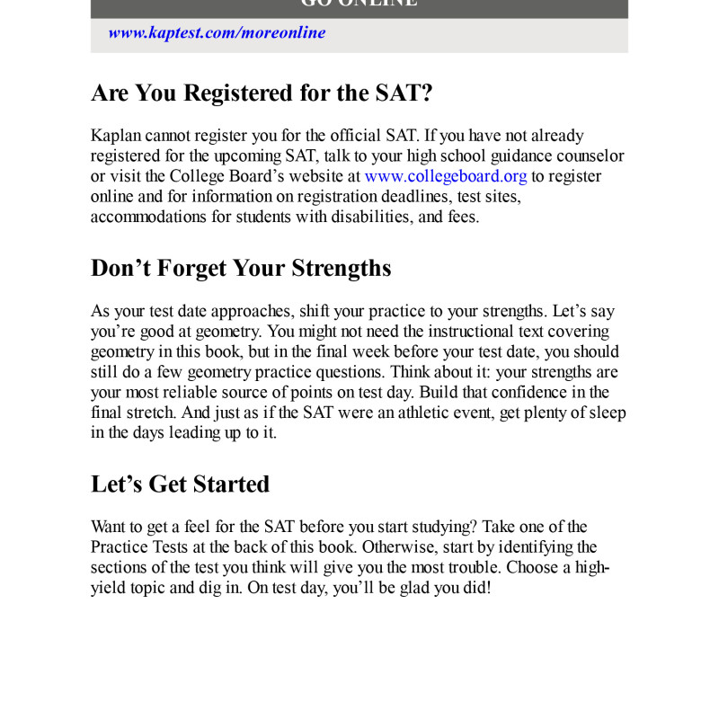 SAT Prep Plus 2022 (Kaplan Test Prep)