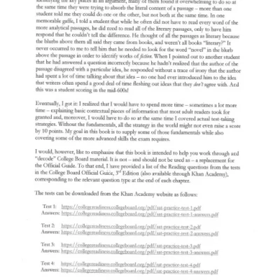 SAT Reading - Erica Meltzer (Sách đen trắng)