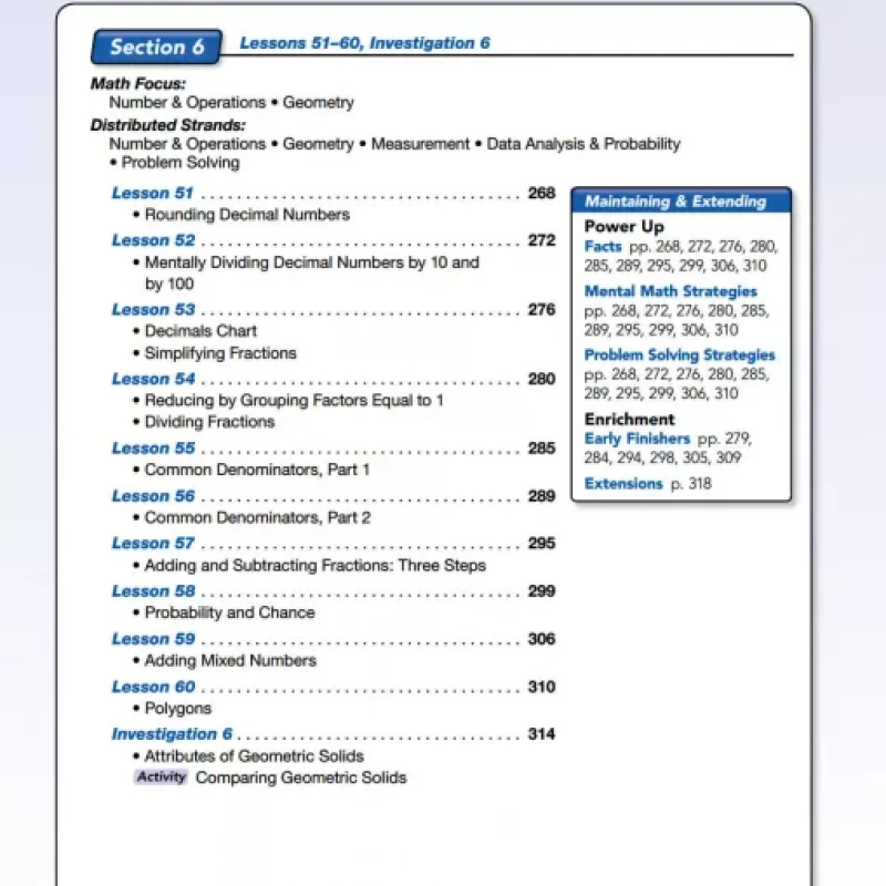 SAXON MATH COURSE 1 (Sách màu - Sách đen trắng)
