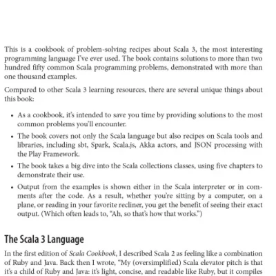 Scala Cookbook Recipes for Object-Oriented and Functional Programming