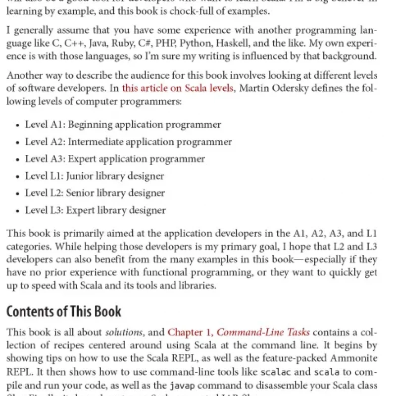 Scala Cookbook Recipes for Object-Oriented and Functional Programming