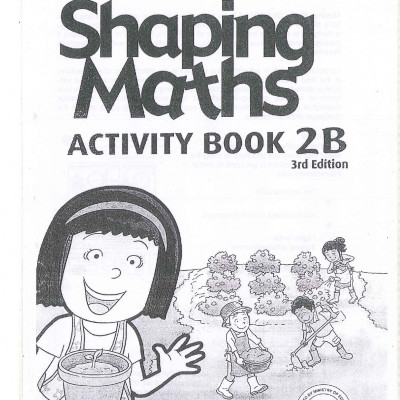 Shaping maths activity book 2B (Sách đen trắng)