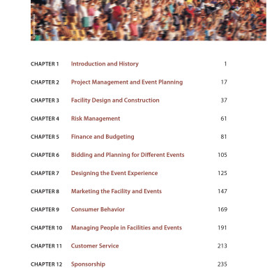 Sách Sport Facility and Event Management