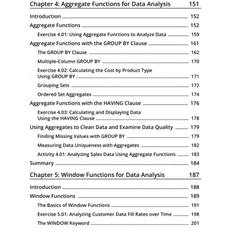 SQL for Data Analytics, Third Edition ( sách gia công)