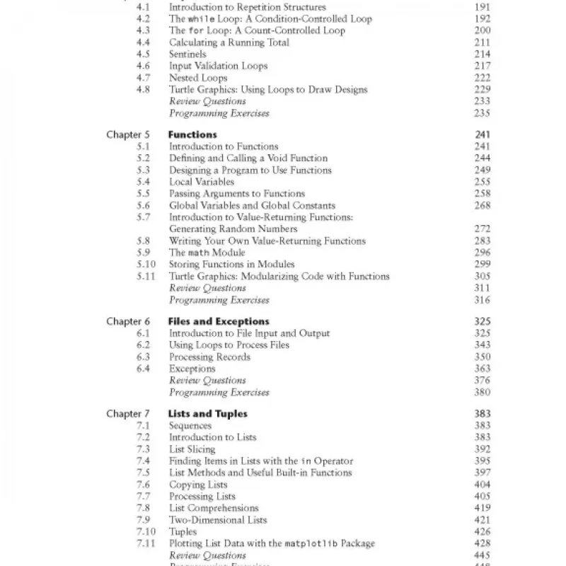 Starting Out with Python, 5th Edition, Global Edition