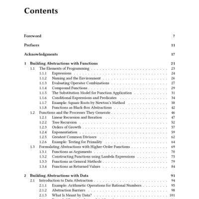 Structure and Interpretation of Computer Programs