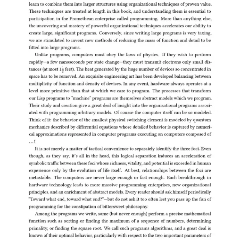 Structure and Interpretation of Computer Programs