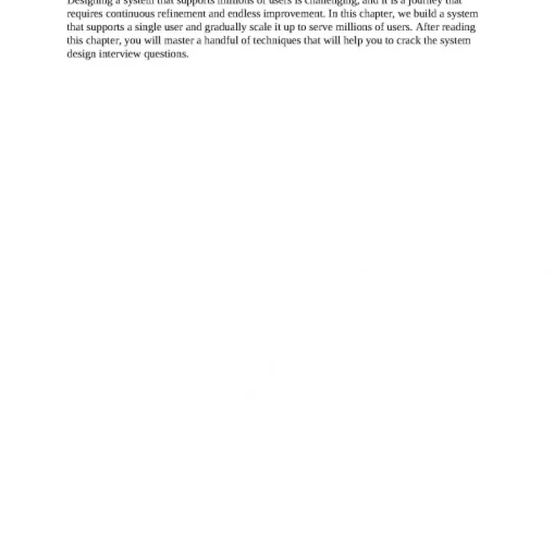 System Design Interview An Insider’s Guide (Alex Xu