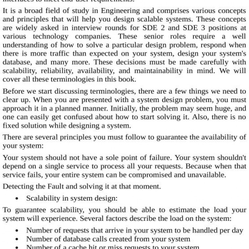 System Design Interview The Ultimate Guide to Master All the Fundamentals (Sách đen trắng)