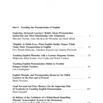 Teaching and Researching the Pronunciation of English