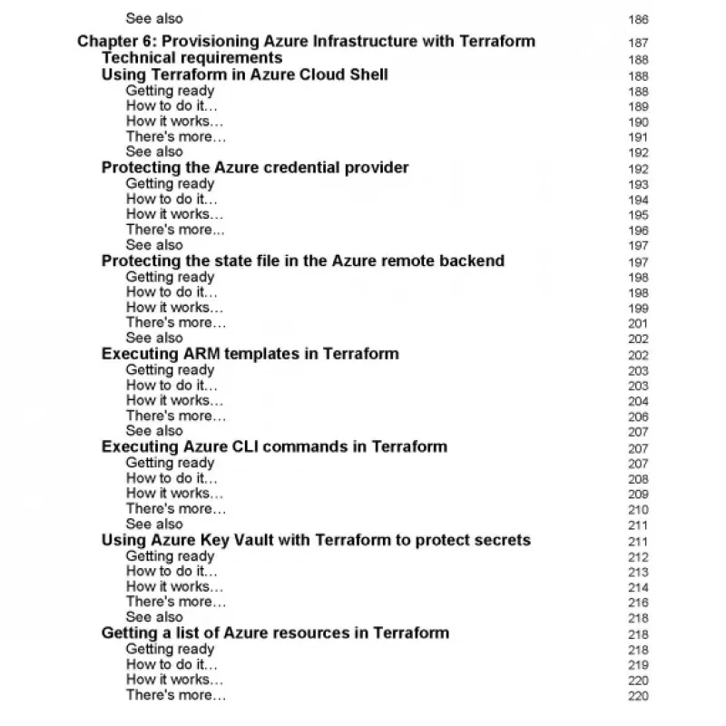 Terraform Cookbook