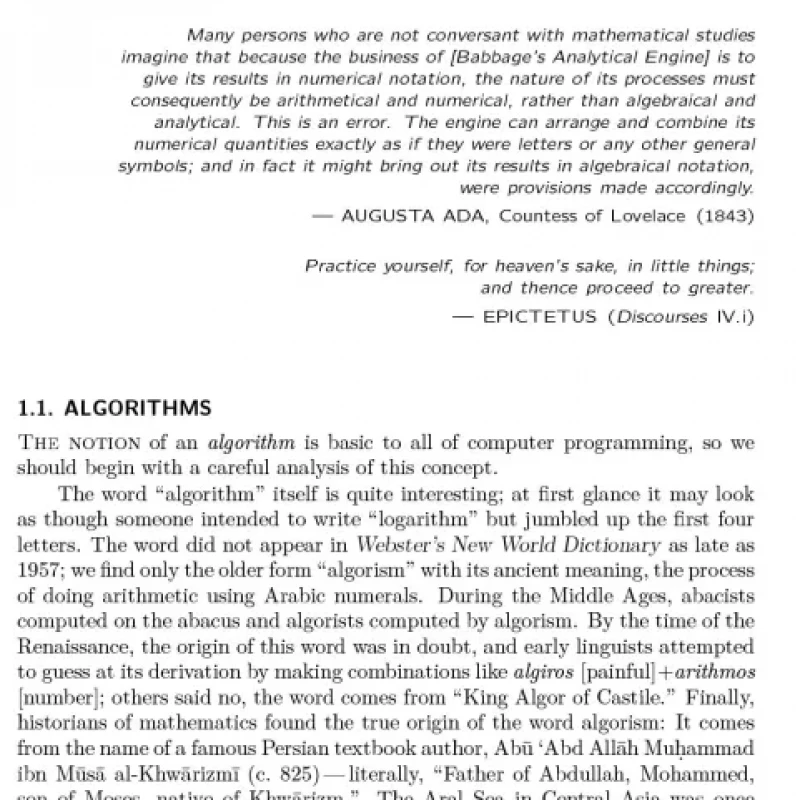 The Art of Computer Programming Volume 1 Fundamental Algorithms, 3rd Edition