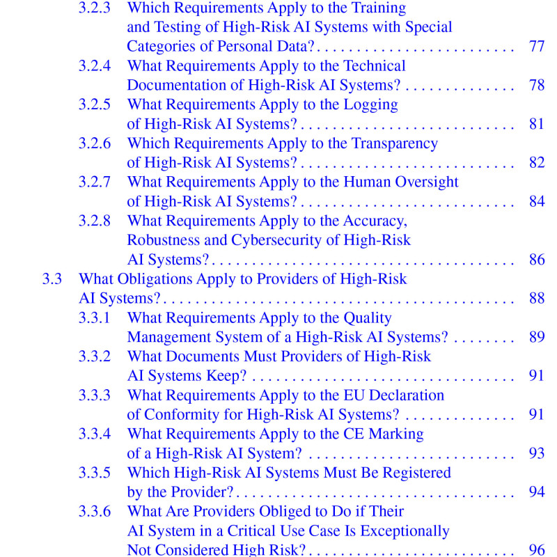 Sách The EU AI Act Answers to Frequently Asked Questions