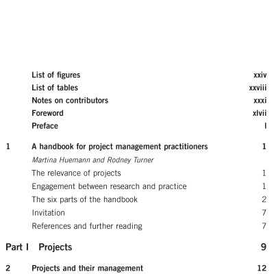 Sách The Handbook of Project Management