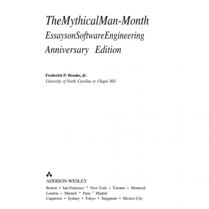 The Mythical Man-Month