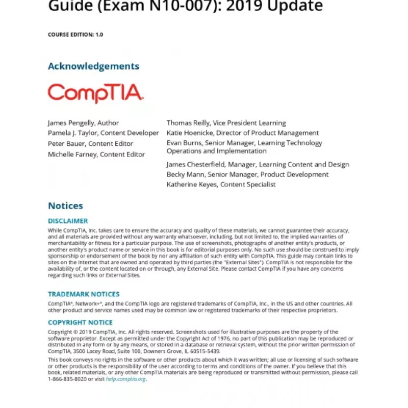 The Official CompTIA Network