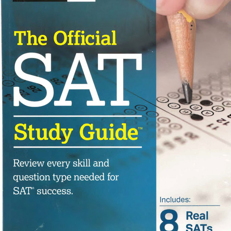 The Official SAT Study Guide, 2018 Edition (Sách đen trắng)